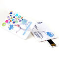 Slim Credit Card USB Flash Drive with Full Color Printing for Freesample